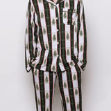 Christmas Tree Plaid Men's Button Up