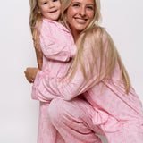 Pink Christmas Kids Button Up