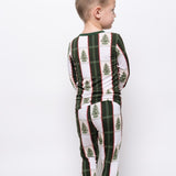 Christmas Tree Plaid Kids Long sleeve
