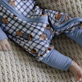 Cozy Blue Teddy Two-Way Zip