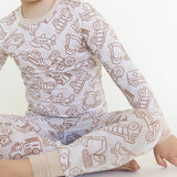 All Around Town Long Sleeve Pajamas