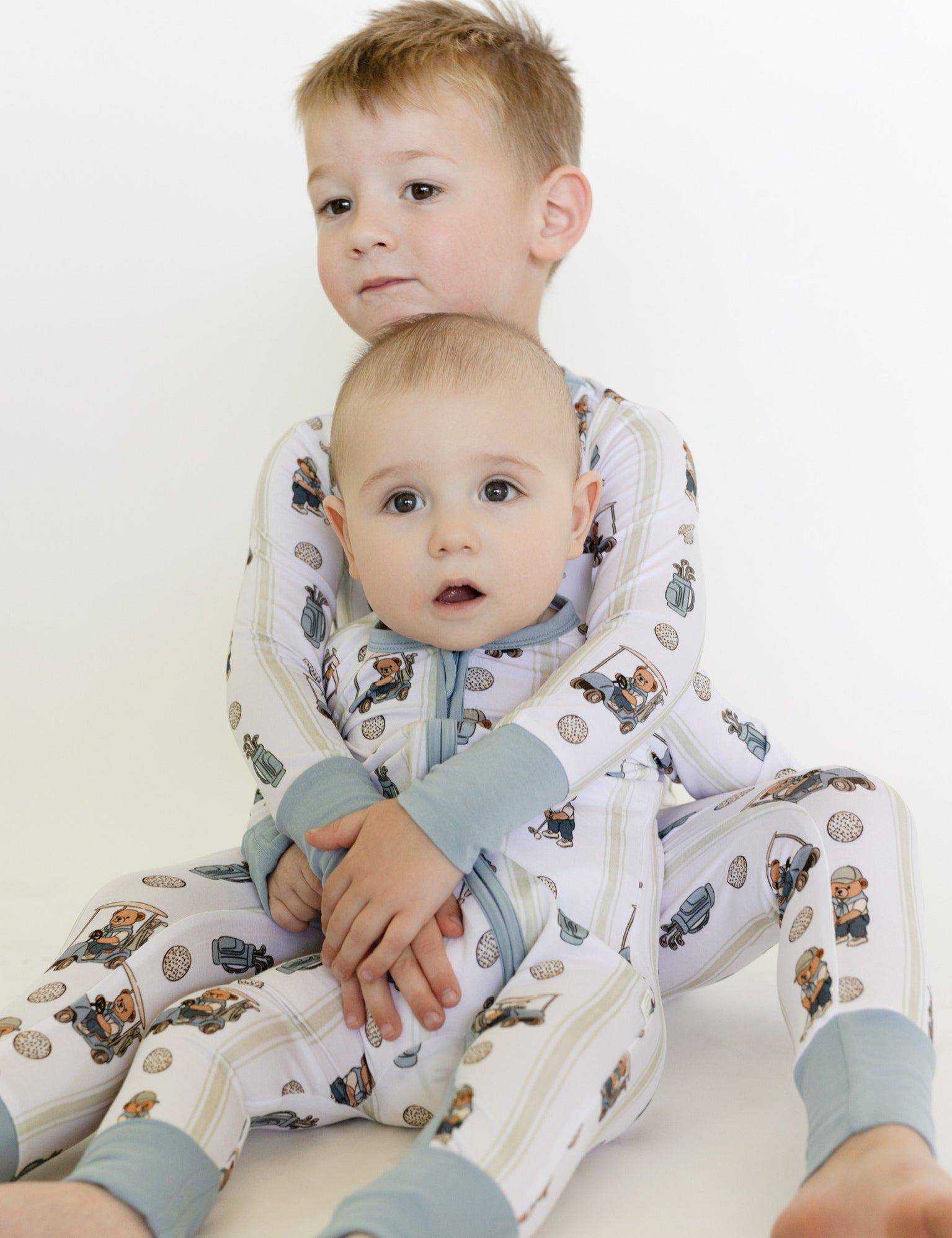 Teddy Tee Time Long Sleeve Pajamas