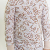 All Around Town Long Sleeve Pajamas