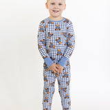 Cozy Blue Teddy Long Sleeve Pajamas