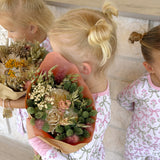 Garden Party Bows Long Sleeve Pajamas